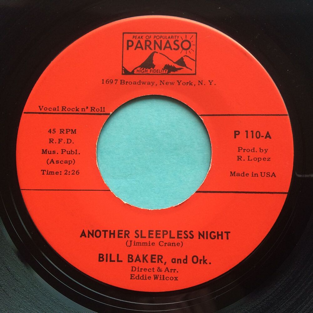 Bill Baker - Another sleepless night - Parnaso - Ex