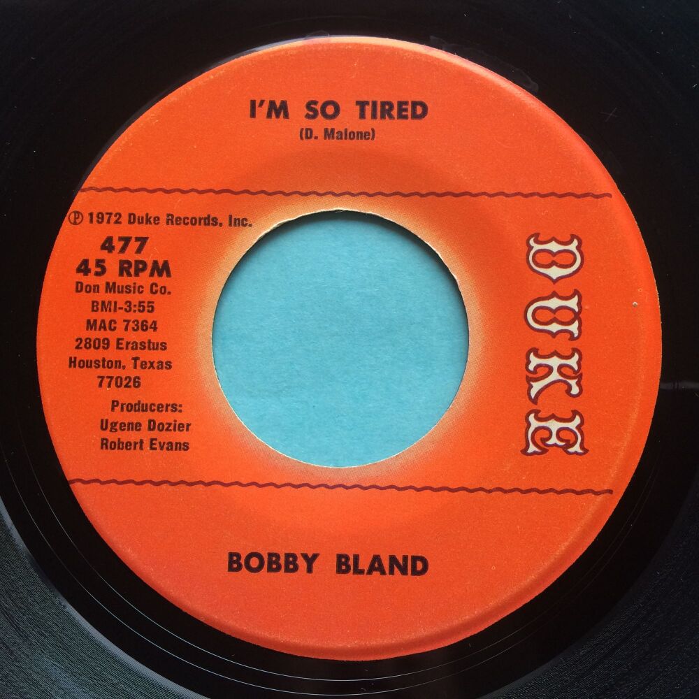 Bobby Bland - I'm so tired - Duke - Ex-