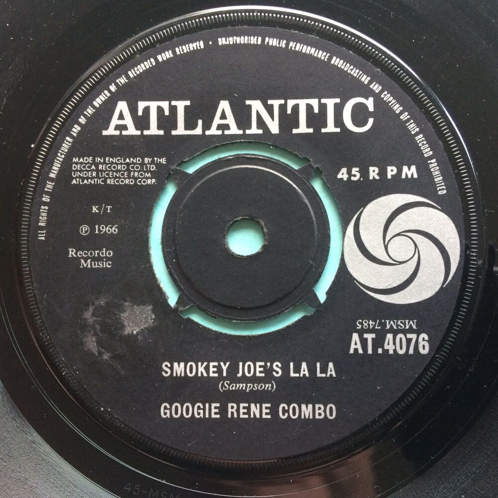 Googie Rene Combo - Smokey Joe's La La - U.K. Atlantic - Ex- (stol)