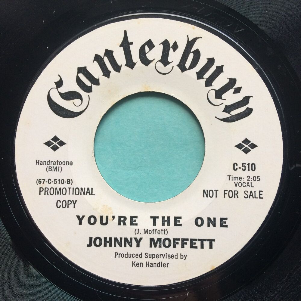 Johnny Moffett - You're the one - Canterbury promo - Ex