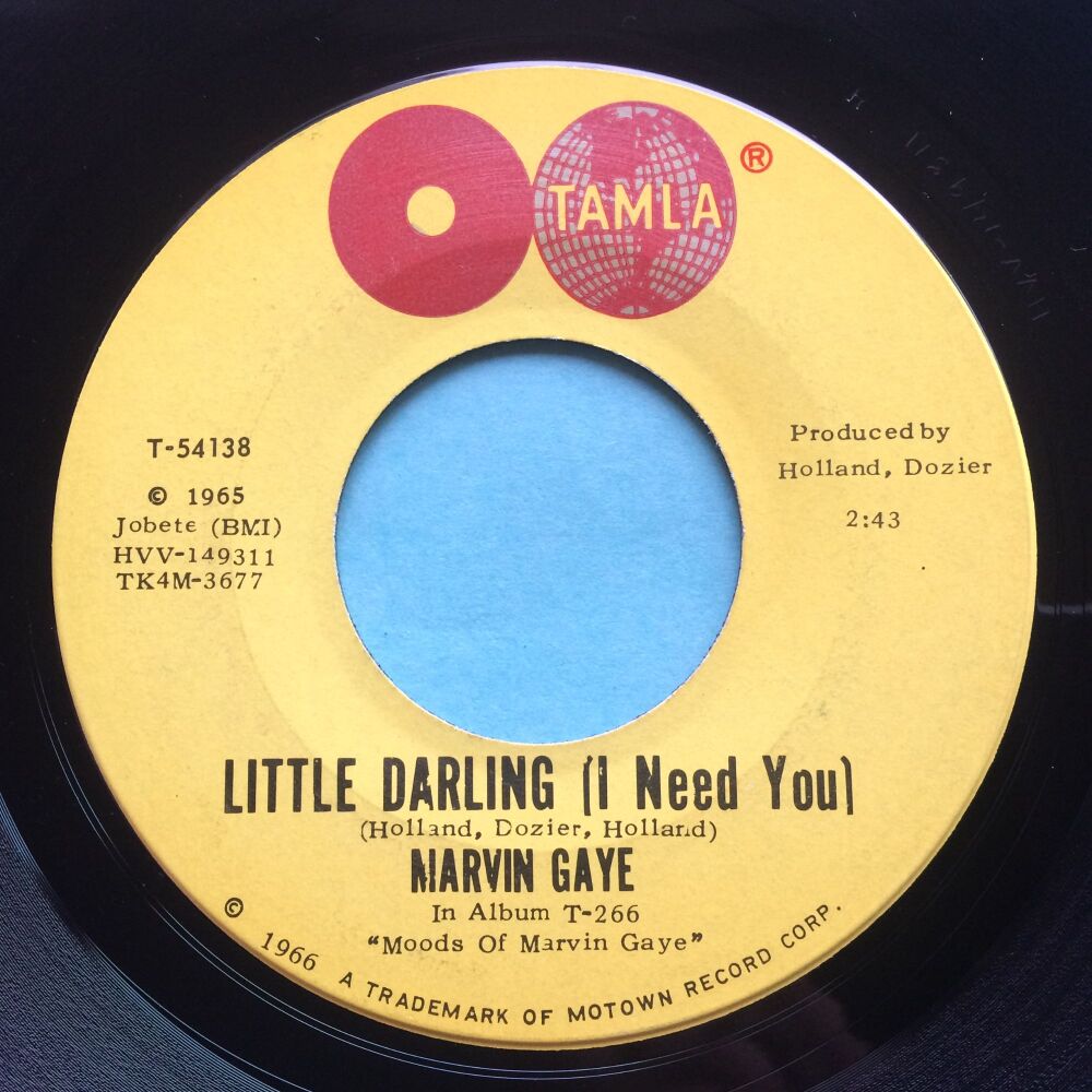 Marvin Gaye - Little darlin' (I need you) b/w Hey diddle diddle - Tamla - Ex