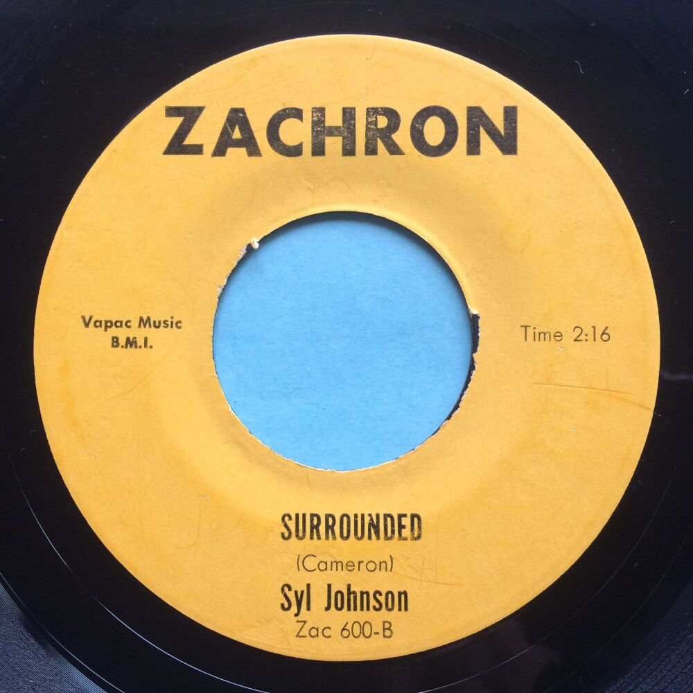 Syl Johnson - Straight love, no chaser / Surrounded - Zachron - Ex
