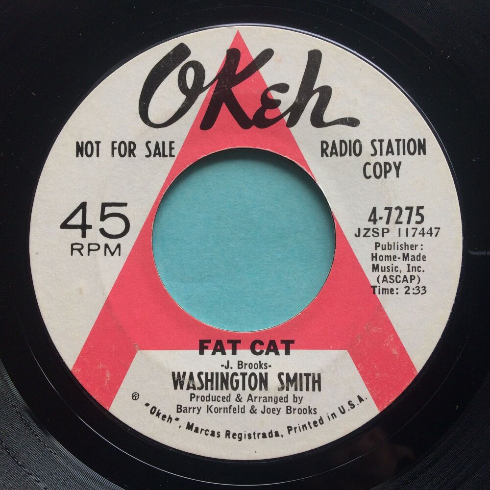 Washington Smith - Fat Cat - Okeh promo - VG+