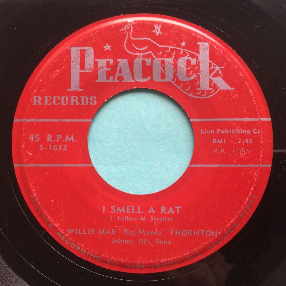 Willie Mae "Big Mama" Thornton - I smell a rat - Peacock - VG+