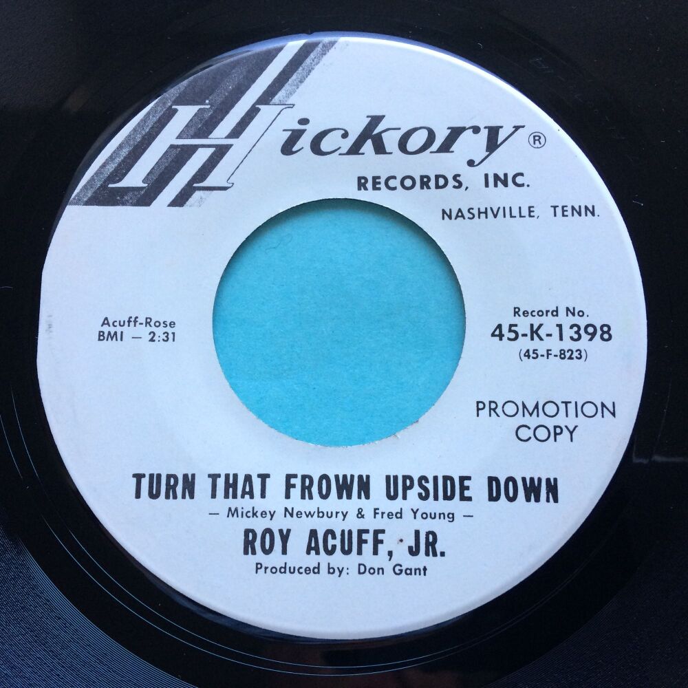 Roy Acuff Jr - Turn that frown upside down - Hickory promo - Ex