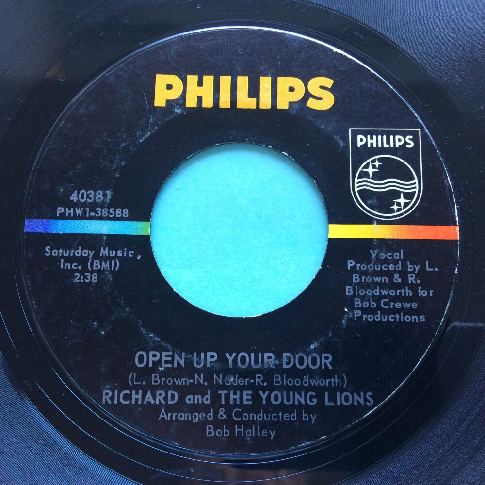 Richard & The Young Lions - Open up your door - Philips - VG+