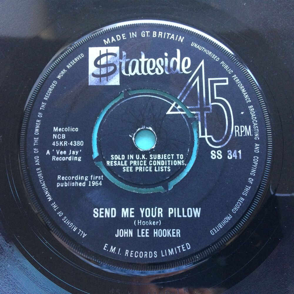 John Lee Hooker - Send me your pillow - U.K. Stateside - VG+