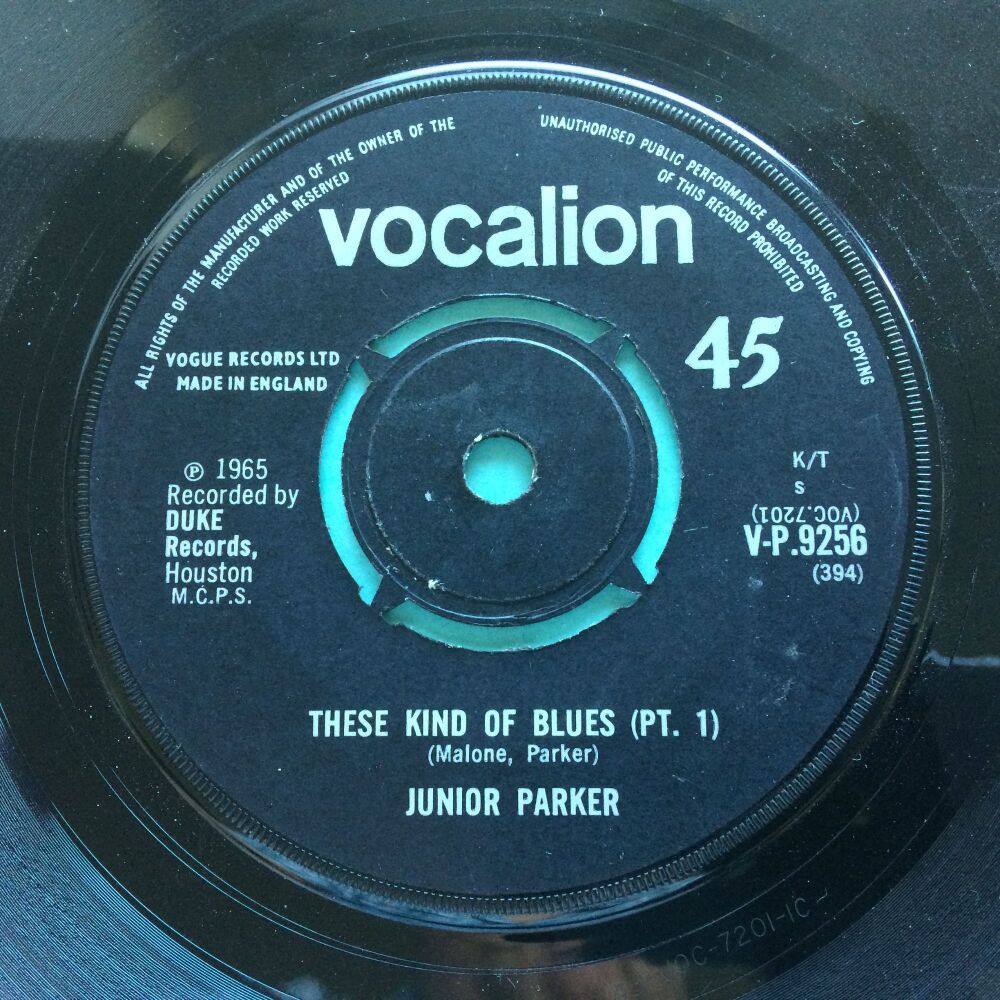 Junior Parker - These kind of blues - UK Vocalion - VG+
