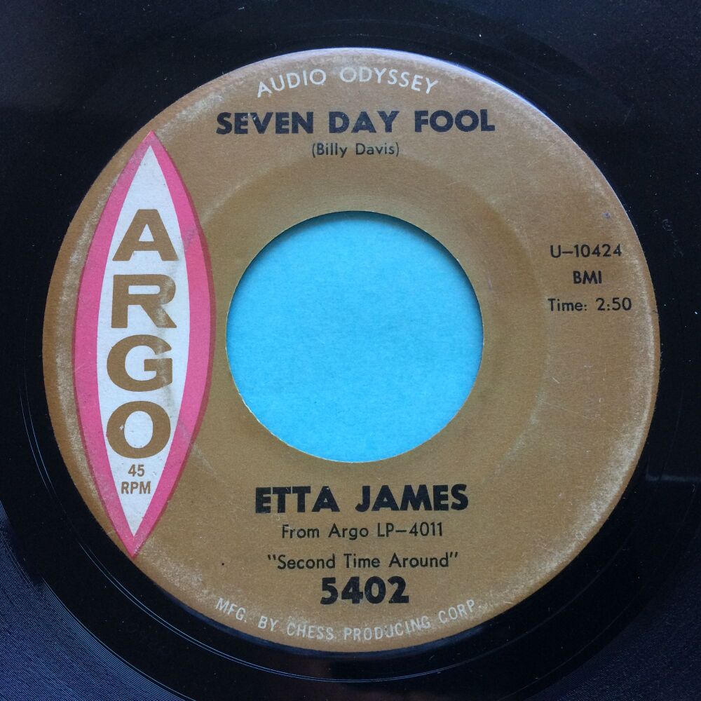 Etta James - Seven Day Fool - Argo - VG+ (wol)