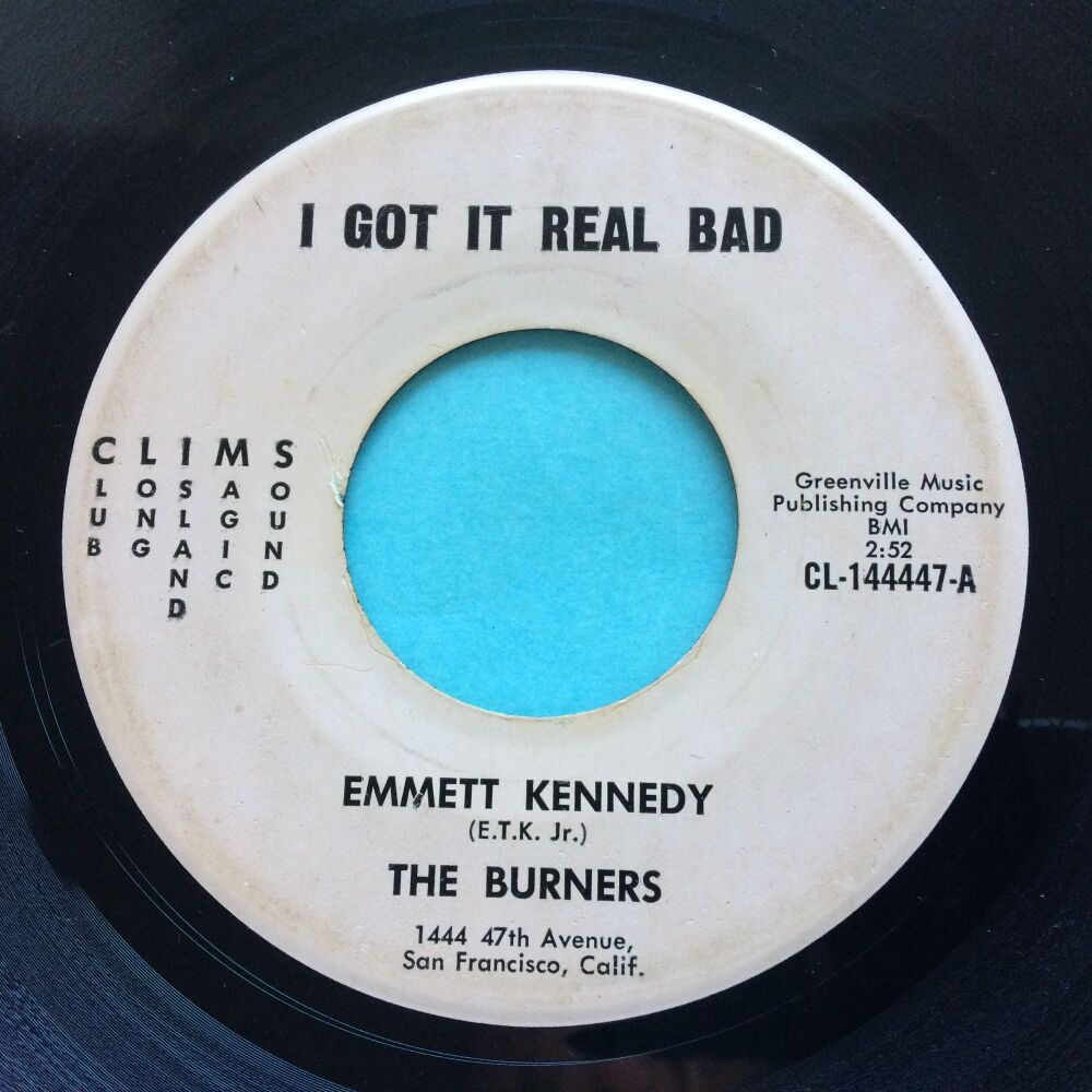 Emmett Kennedy - I got it real bad b/w Burners Bounce - Clims - VG+