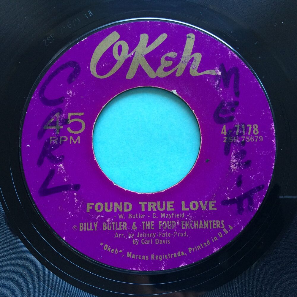 Billy Butler - Found true love b/w Lady love - Okeh - VG+