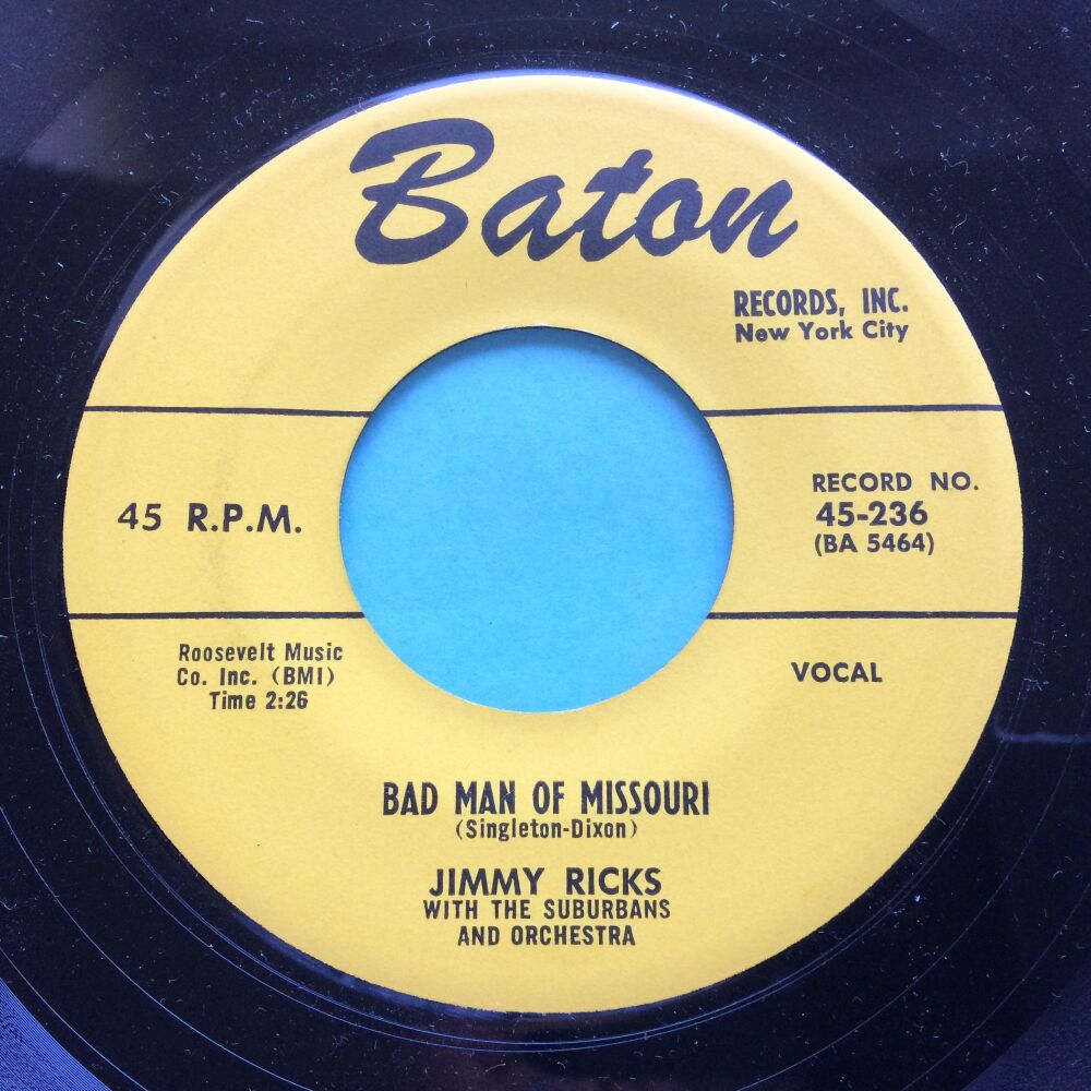 Jimmy Ricks - Bad man of Missouri - Baton - Ex