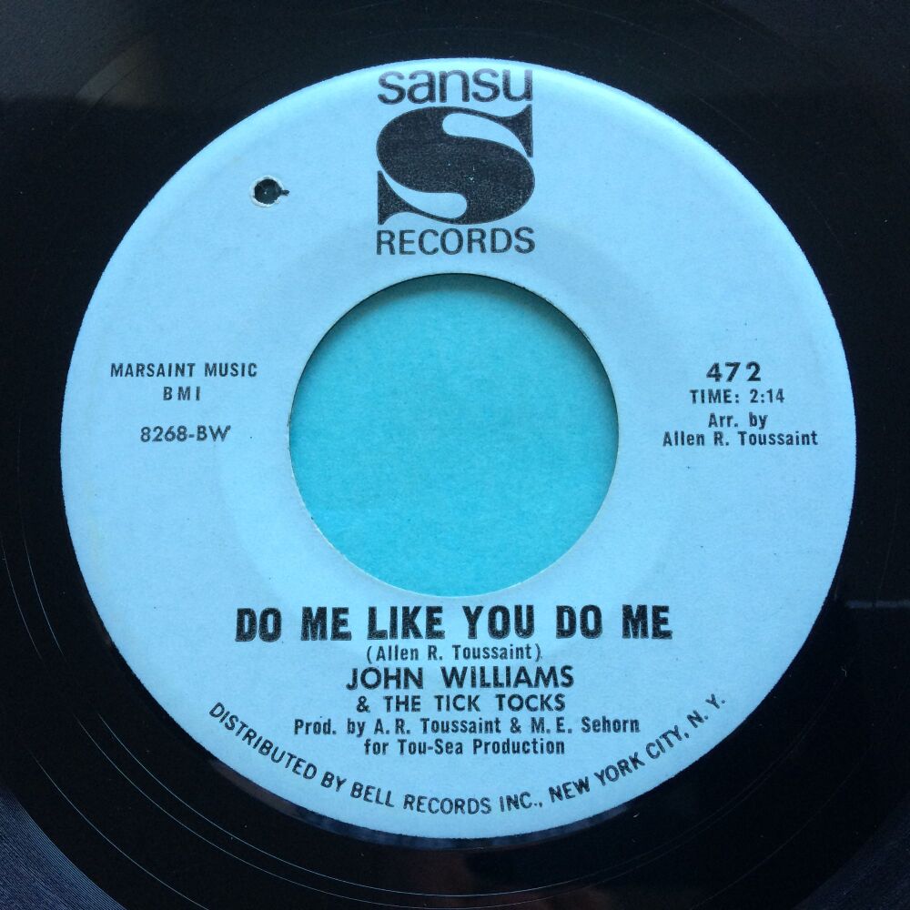 John Williams - Do me like you do me - Sansu - Ex-