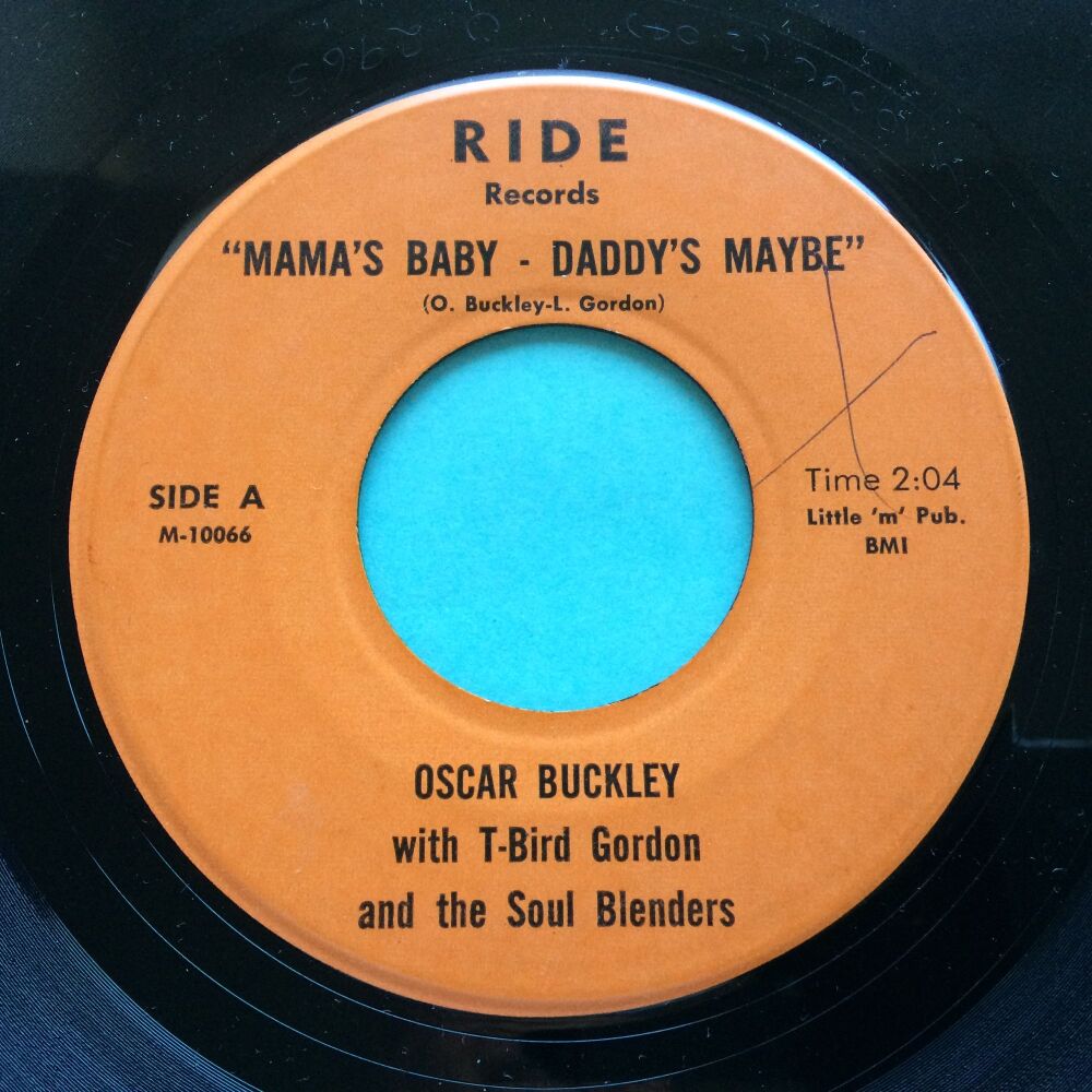 Oscar Buckley - Mama's baby Daddy's maybe - Ride - VG+