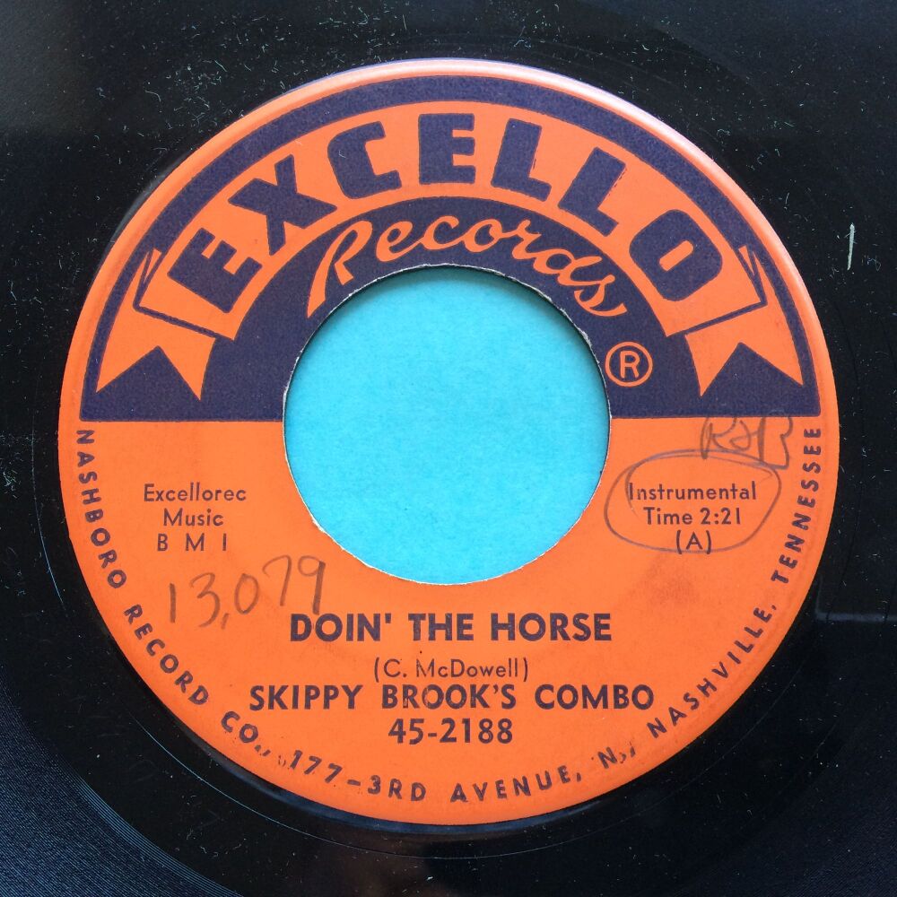 Skippy Brook's Combo - Doin' the horse - Excello - Ex-