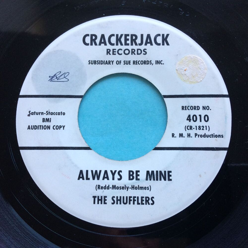 Shufflers - Always be mine b/w When the lights are low - Crackerjack promo - VG+