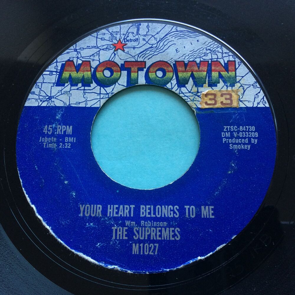 Supremes - Your heart belongs to me b/w He's seventeen - Motown - VG+