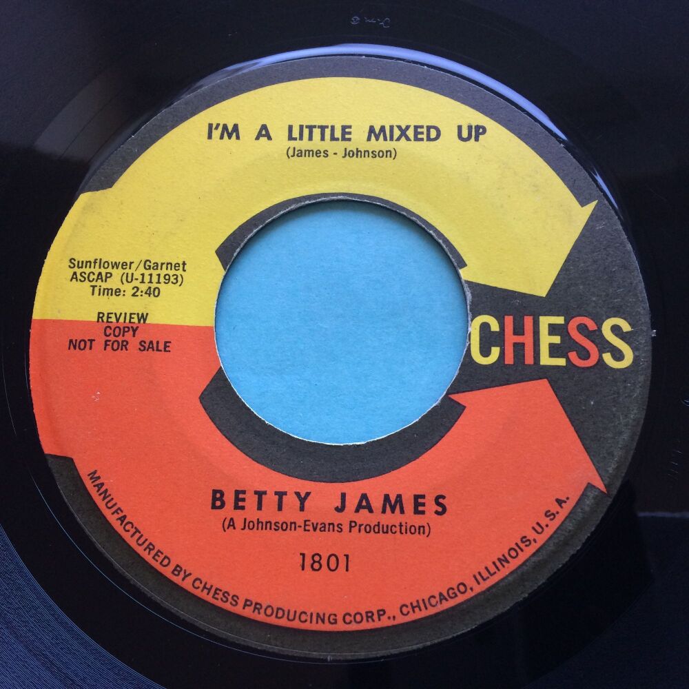Betty James - I'm a little mixed up - Chess - Ex