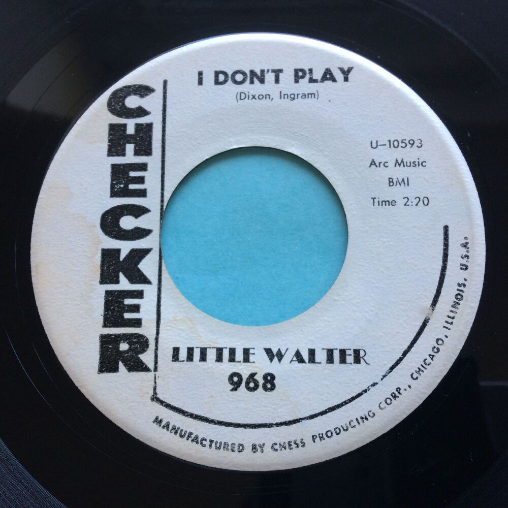 Little Walter - I don't play b/w As long as I have you - Checker promo - Ex-