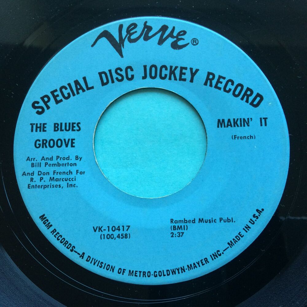 Blues Groove - Makin' it  b/w I believe in you - Verve promo - Ex