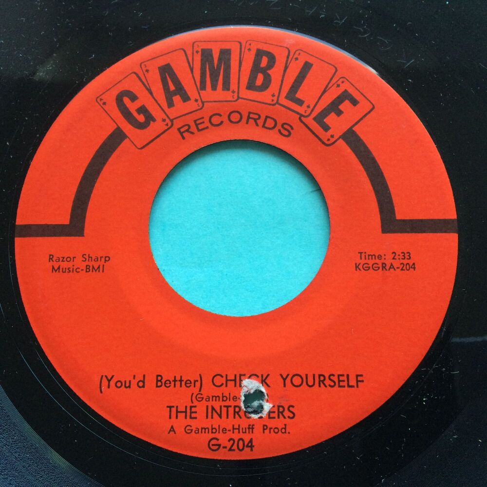 Intruders - (You'd better) Check yourself - Gamble - Ex-