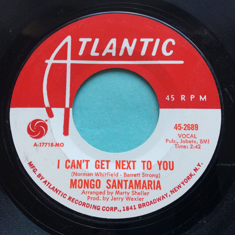 Mongo Santamaria - I can't get next to you - Atlantic promo - Ex-