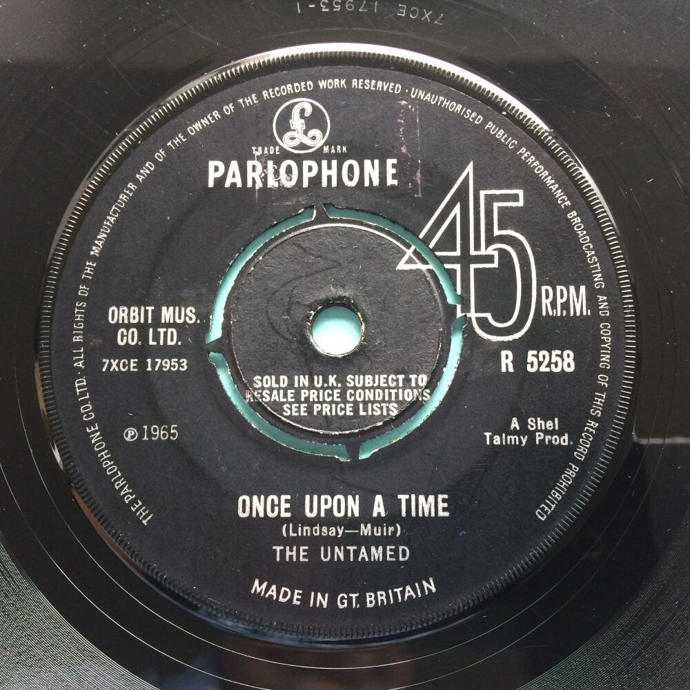The Untamed - Once upon a time b/w I'm asking you - U.K. Parlophone - VG+