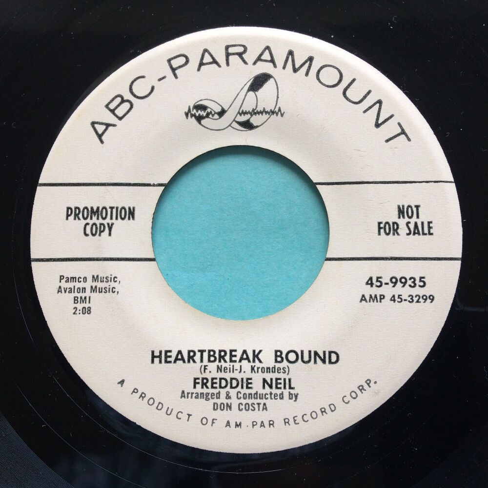 Freddie Neil - Heartbreak Bound - ABC promo - VG+