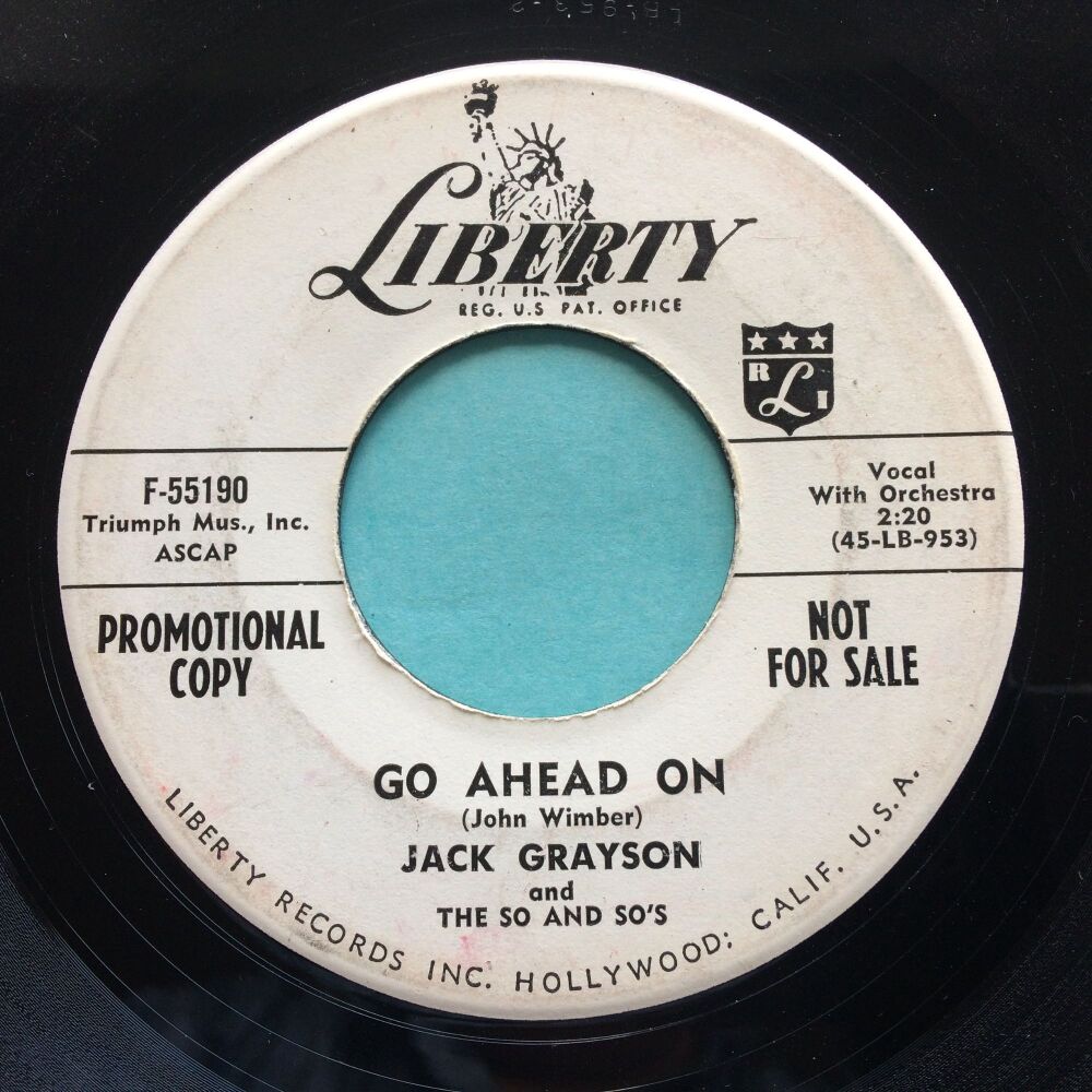 Jack Grayson - Go ahead on - Liberty promo - Ex-