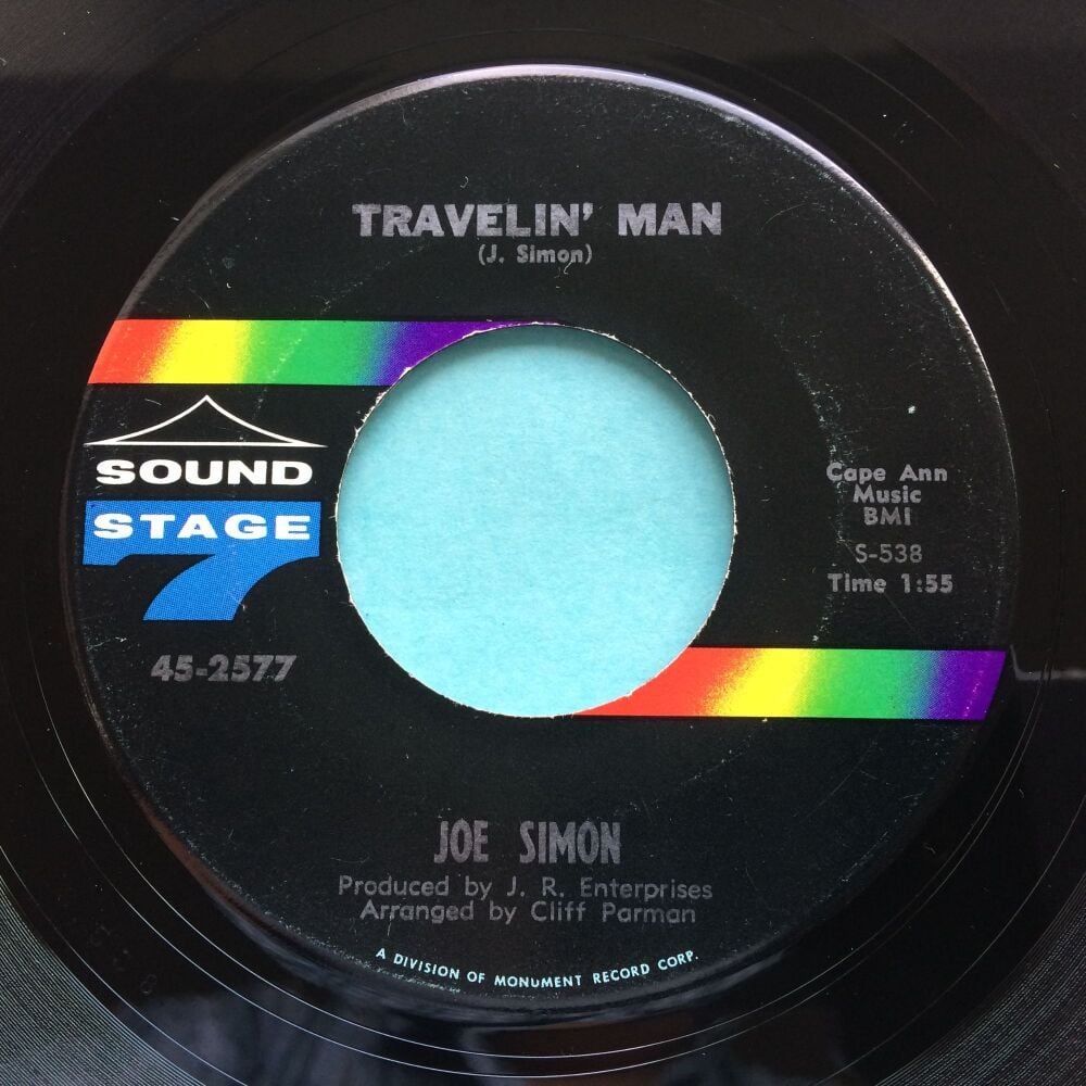 Joe Simon - Travelin' man - Sound Stage 7 - Ex