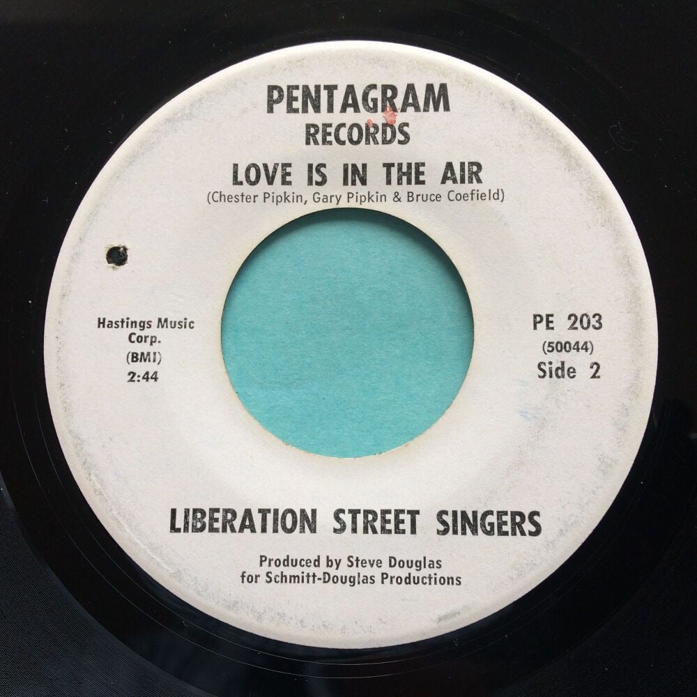 Liberation Street Singers - Love is in the air - Pentagram - VG+