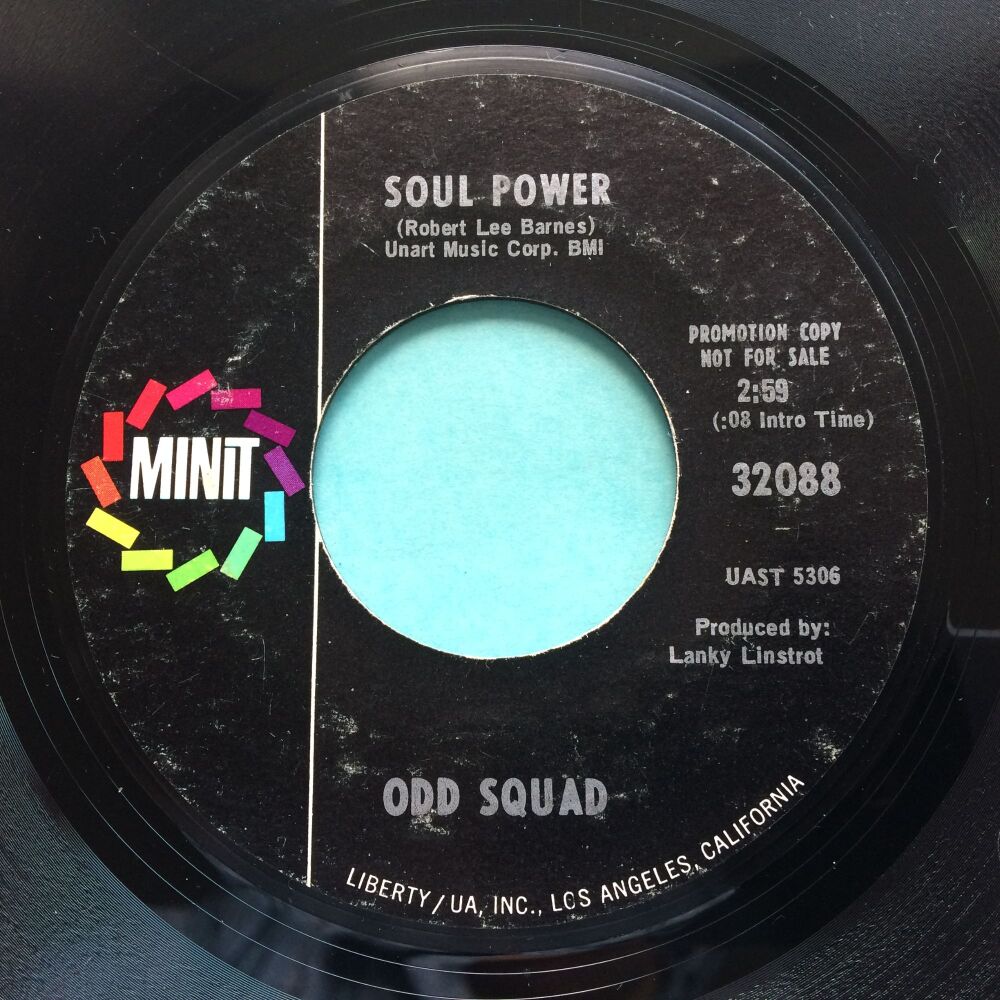 Odd Squad -  Soul Power b/w Just to see your face - Minit - VG+