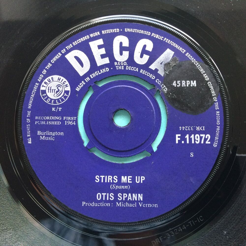 Otis Spann - Stirs me up - U.K. Decca - VG+