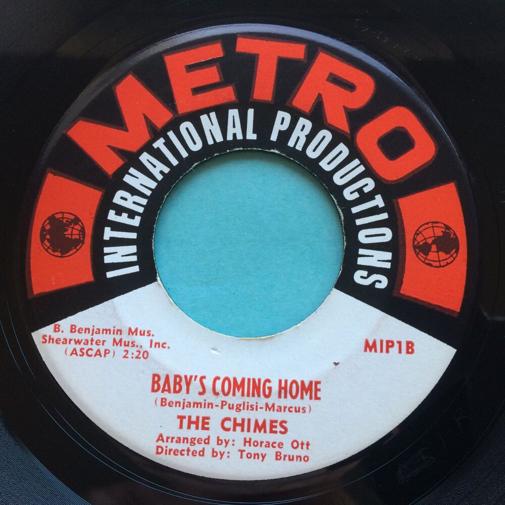Chimes - Baby's coming home - Metro - Ex (slight edge warp - not affecting play)