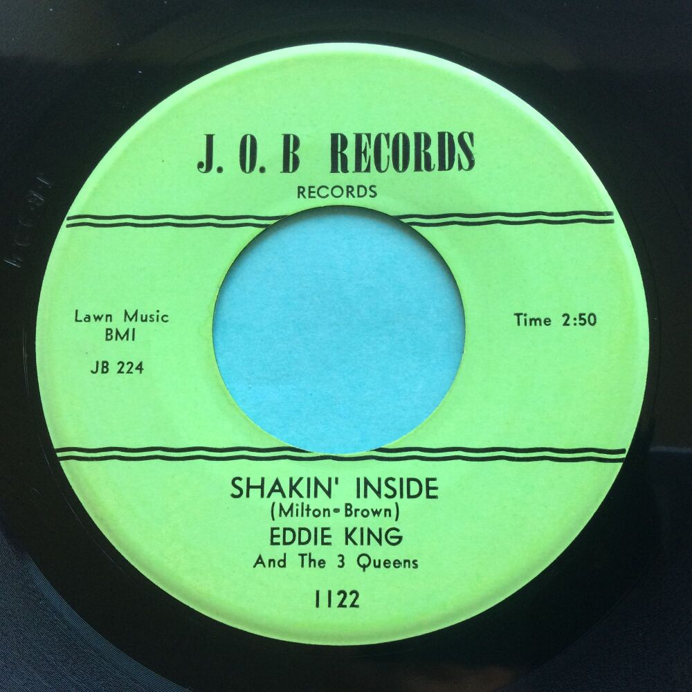 Eddie King - Shakin' inside b/w Love you baby - J.O.B. - Ex-