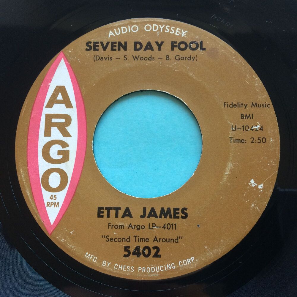 Etta James - Seven Day Fool - Argo - VG+