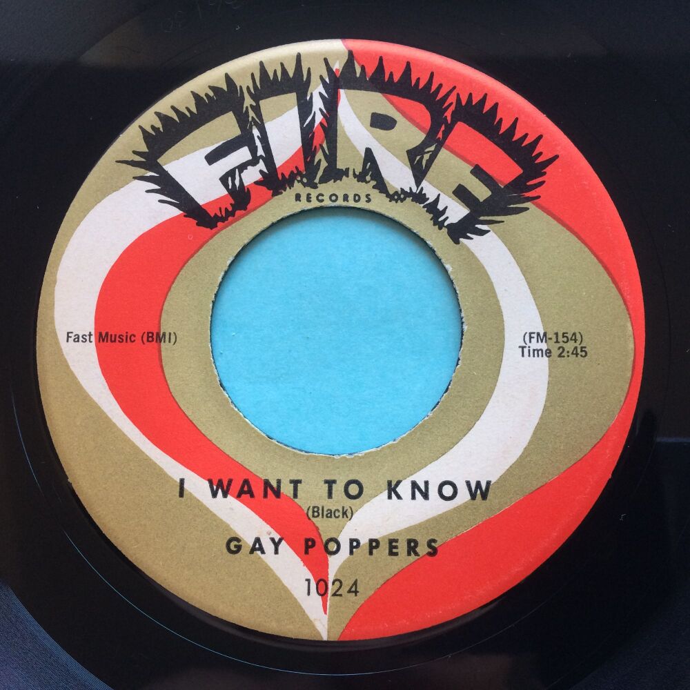 Gay Poppers - I want to know - Fire - Ex