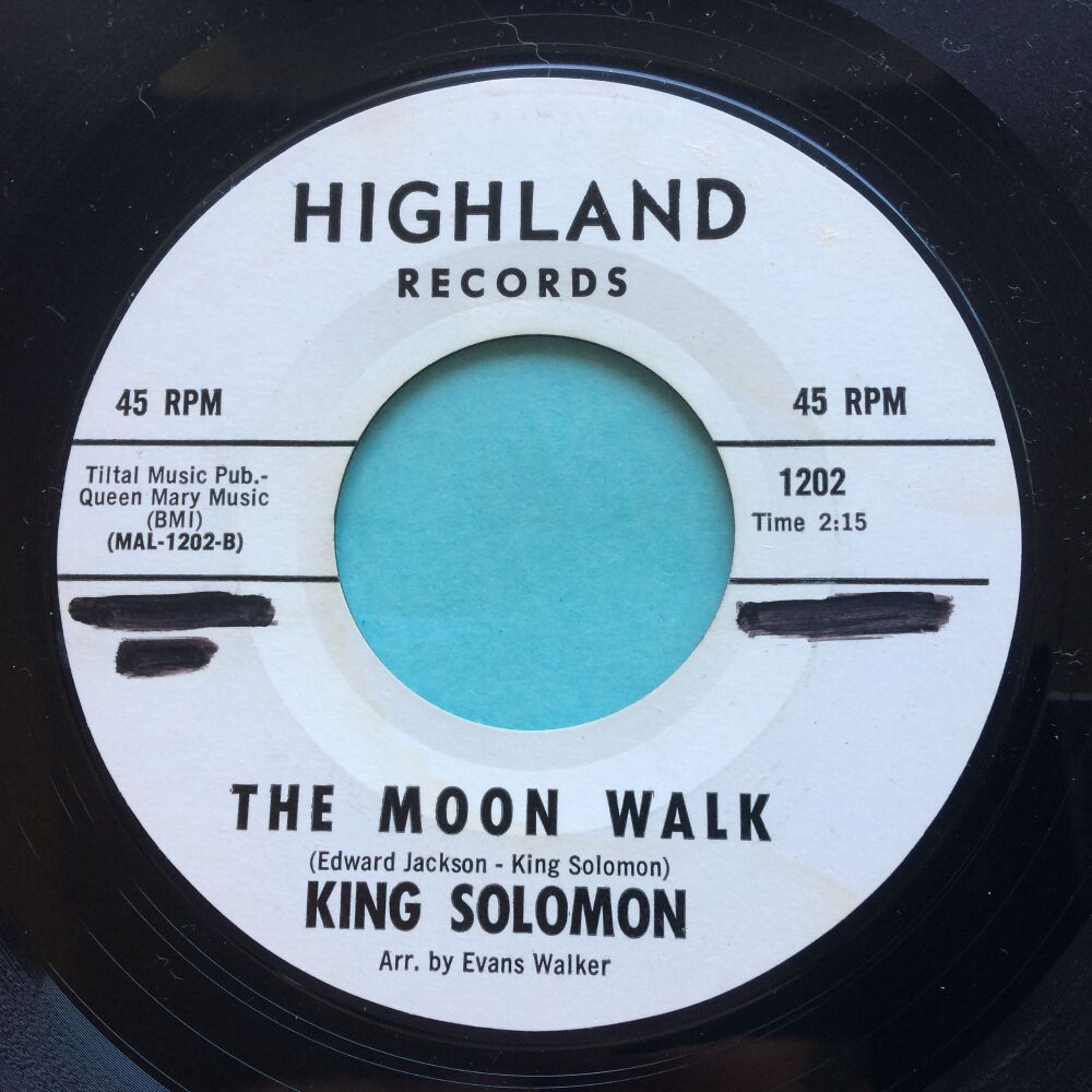 King Solomon - Moon walk - Highland promo - VG+