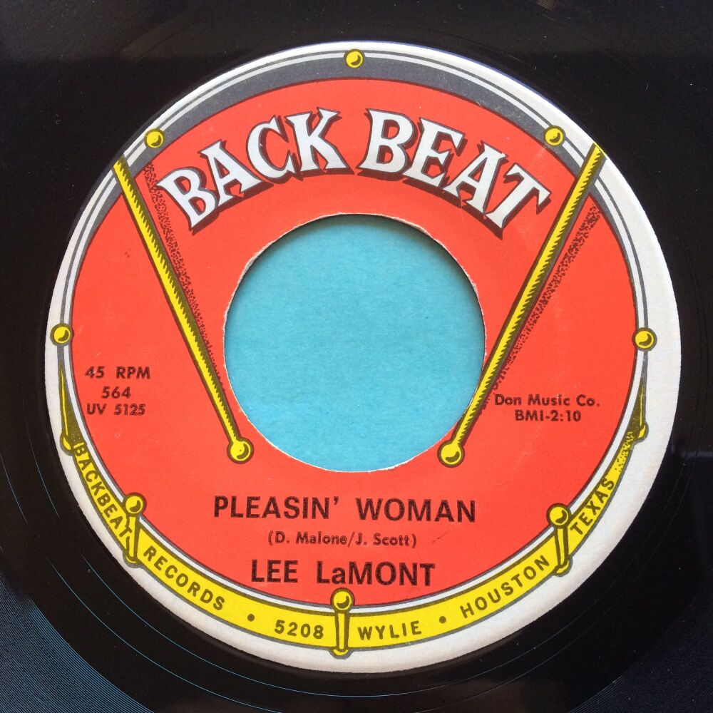 Lee Lamont - Pleasin' woman b/w Happy days - Back Beat - Ex