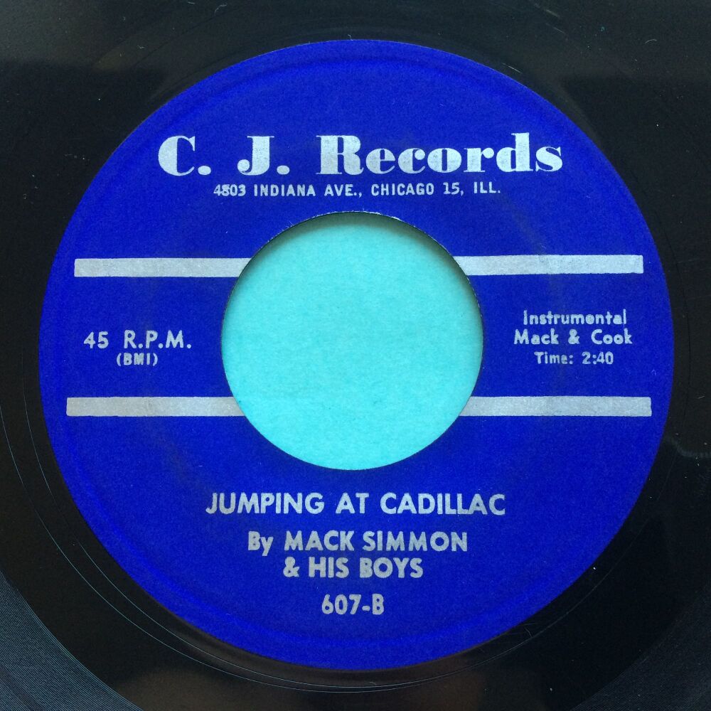 Mack Simmon & His Boys - Jumping At Cadillac - C.J. - VG+