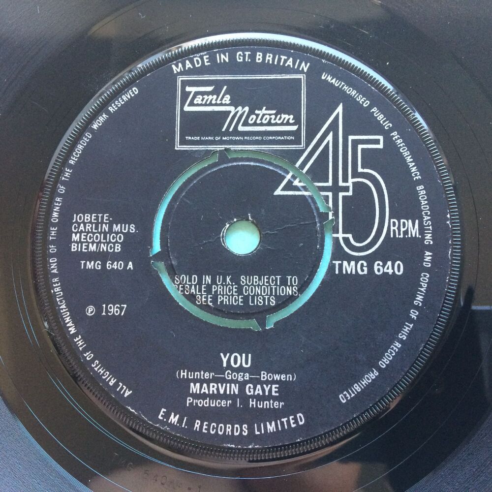 Marvin Gaye - You b/w Change what you can - U.K. Tamla Motown - Ex-