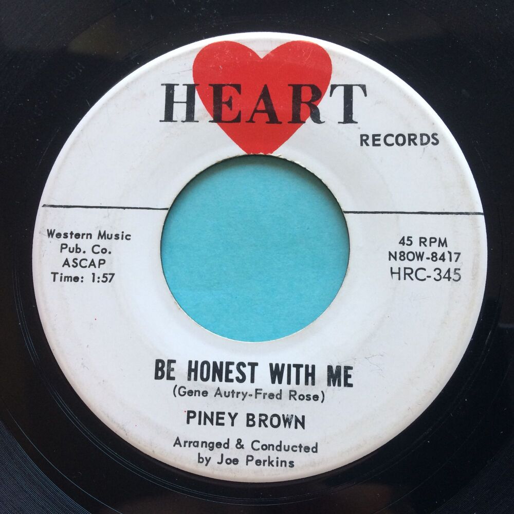 Piney Brown - Be honest with me - Heart - VG+