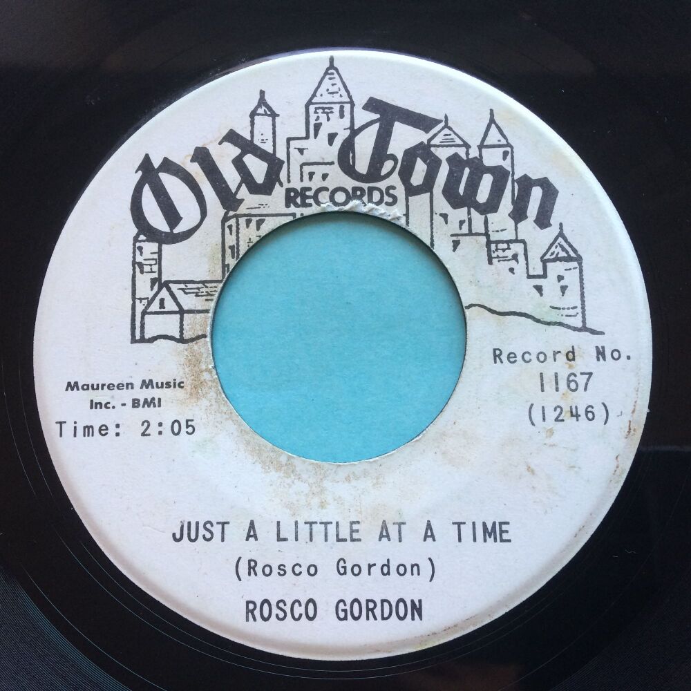 Rosco Gordon - Just a little at a time - Old Town promo - Ex-