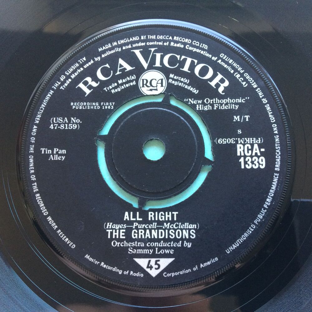 Grandisons - All Right - U.K. RCA - Ex-