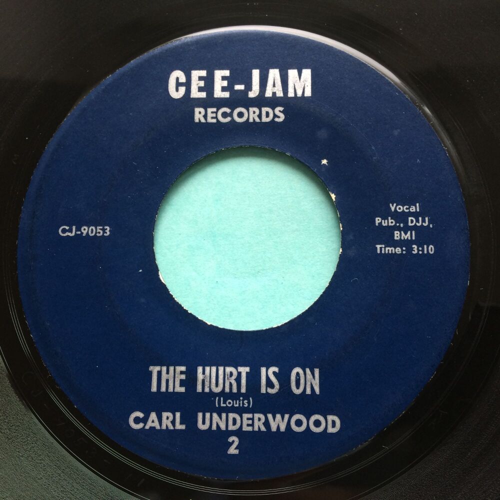 Carl Underwood - The hurt is on - Cee-Jam - Ex-