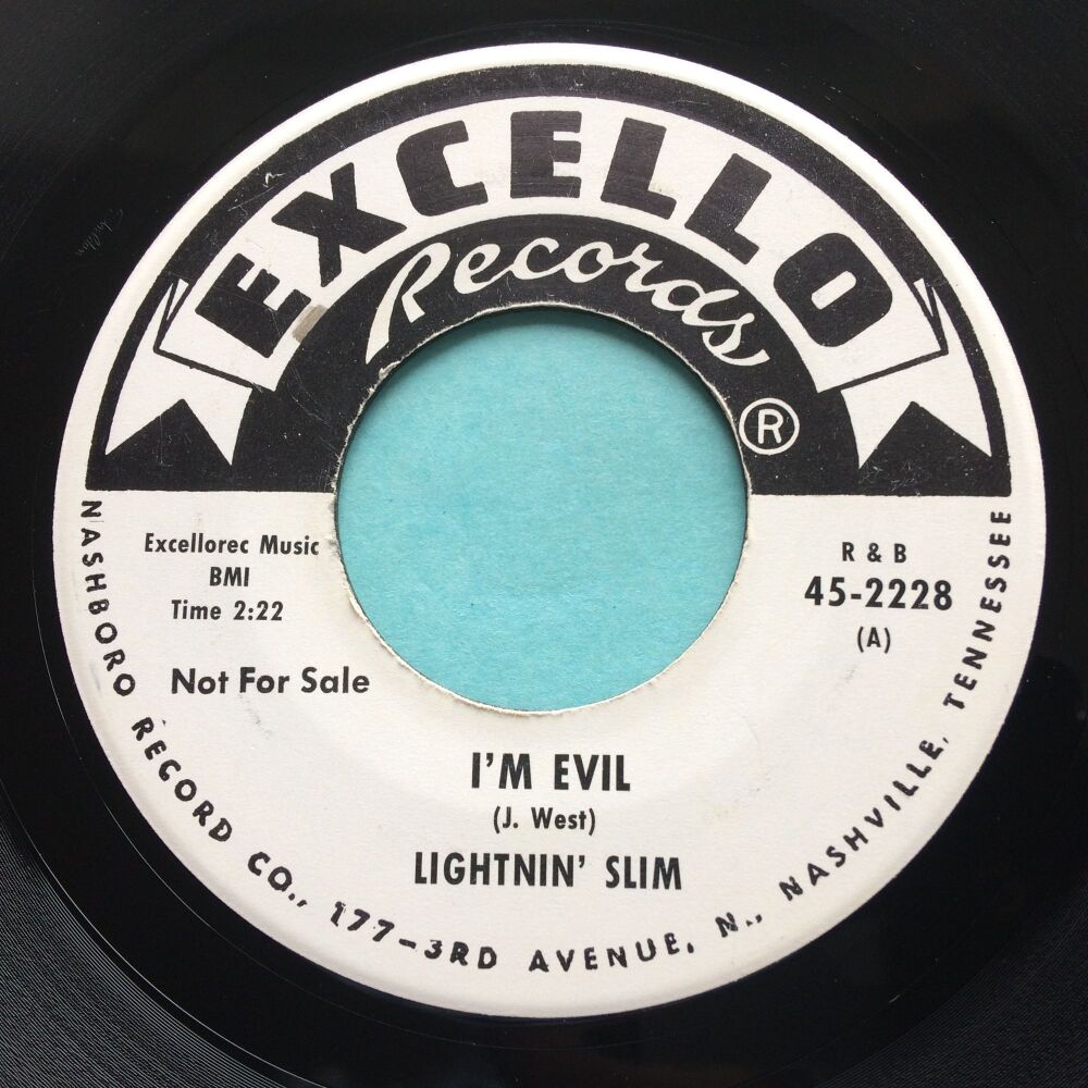Lightnin' Slim - I'm evil - Excello promo - Ex