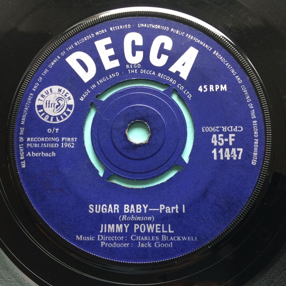 Jimmy Powell - Sugar baby - UK Decca - VG+