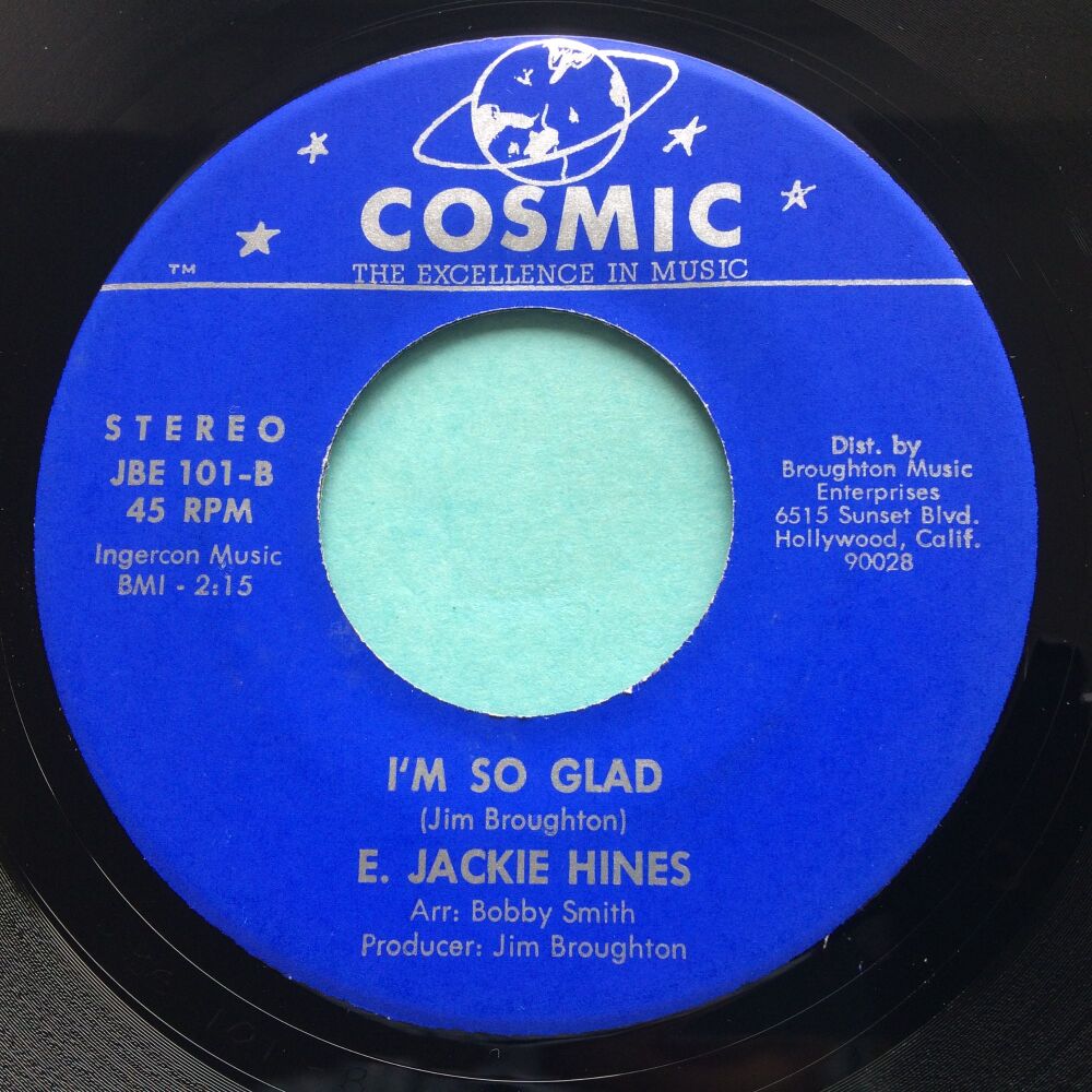 E. Jackie Hines - I'm so glad - Cosmic - Ex