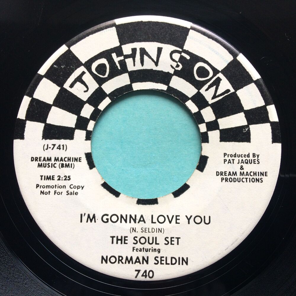 The Soul Set Featuring Norman Seldin ‎- I'm Gonna Love You - Johnson promo - Ex