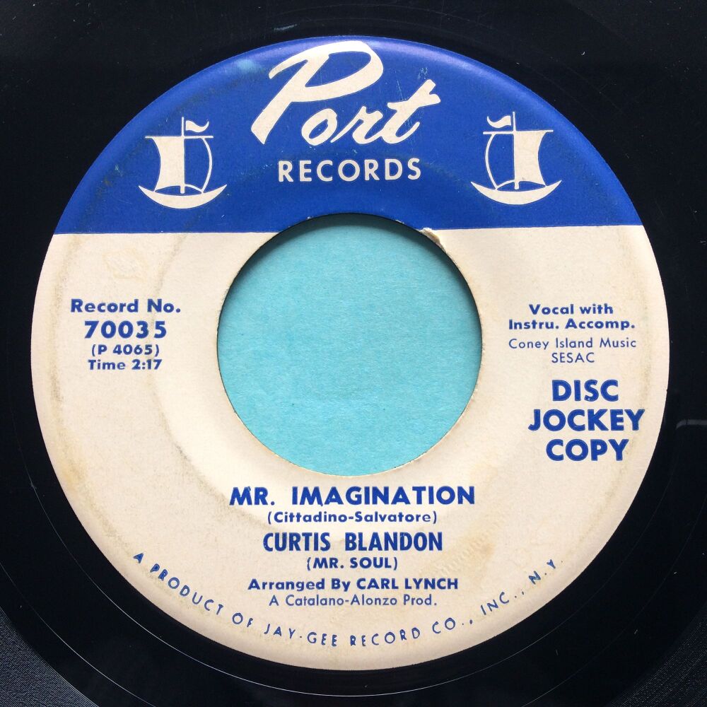 Curtis Blandon - Mr. Imagination - Port - VG+ (slight edge warp nap)